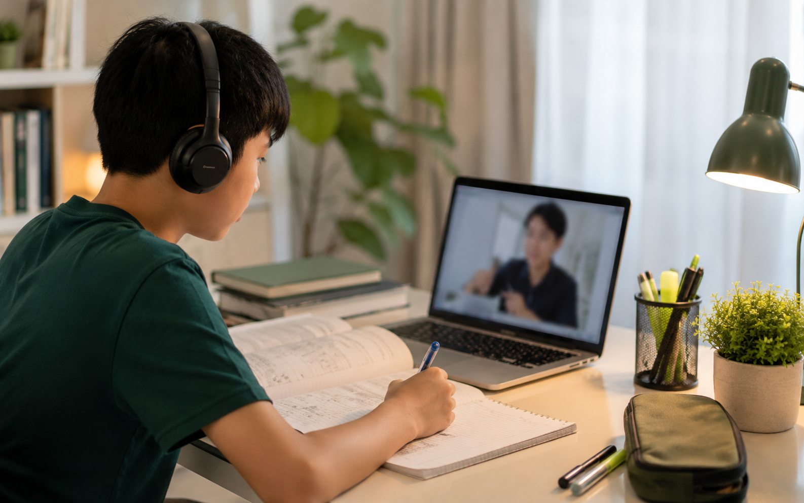 Online tuition lesson with a private tutor in Singapore