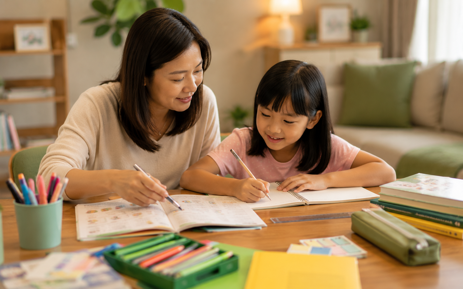 Primary home tuition lesson with a private tutor in Singapore