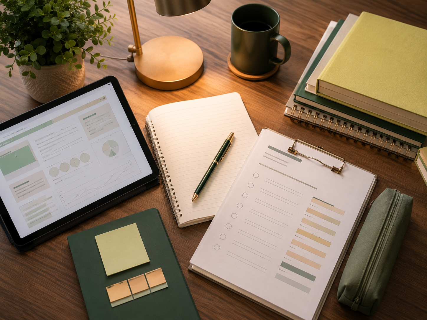 Tutor planning a personalised tuition lesson using teaching standards